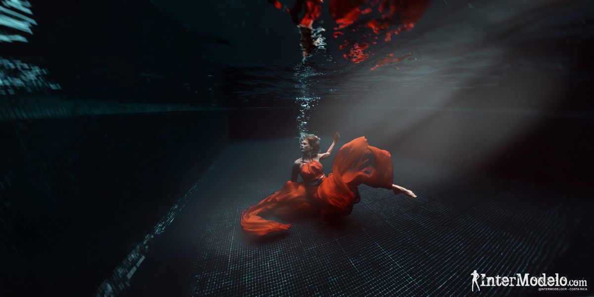 underwater fashion editorial