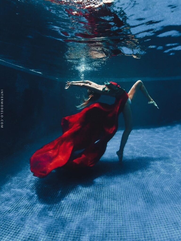 moda bajo agua