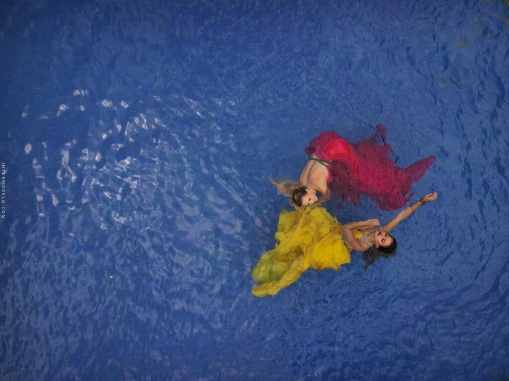 moda sobre el agua